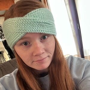 Camel stitch ear warmers/headband